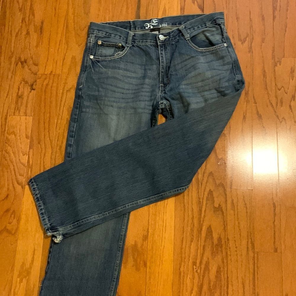 Refuse Men's jeans Size 36/32.  Legs have been split at bottom appx 1 inch.